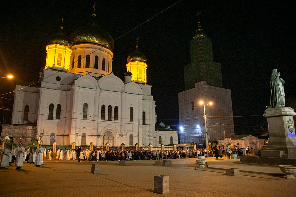 Во всех храмах региона состоялись праздничные богослужения. Фото: пресс-служба Ростовской-на-Дону епархии.