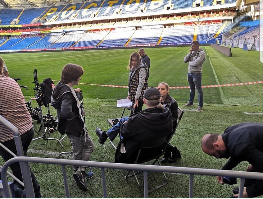 Декорациями сериала стала "Ростов-Арена". Фото: инстаграм sportin.stadium