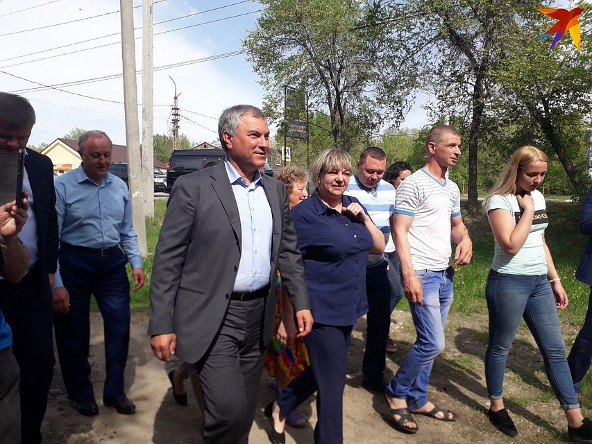 Володин посетил Елшанку