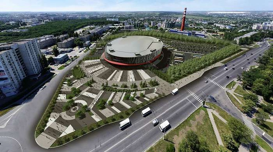 Белголродскую спортивную арену на 10 тысяч зрителей будет строить компания «Белмонтажстрой». Фото: ПСК "Белэнергострой".