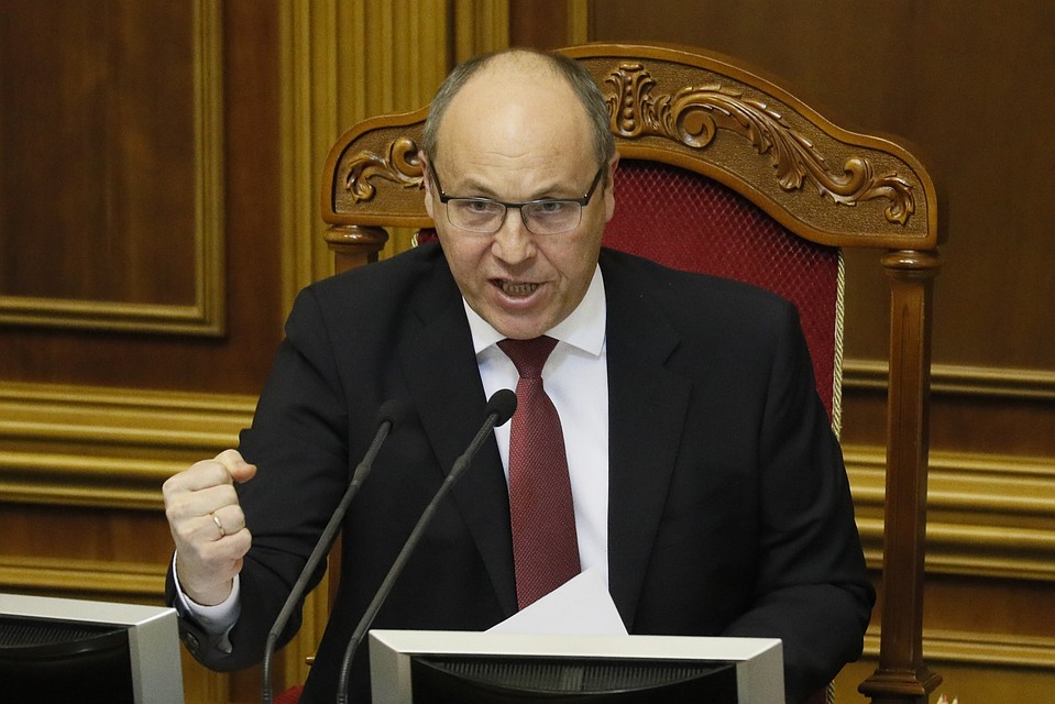 Спикер украинского парламента Андрей Парубий