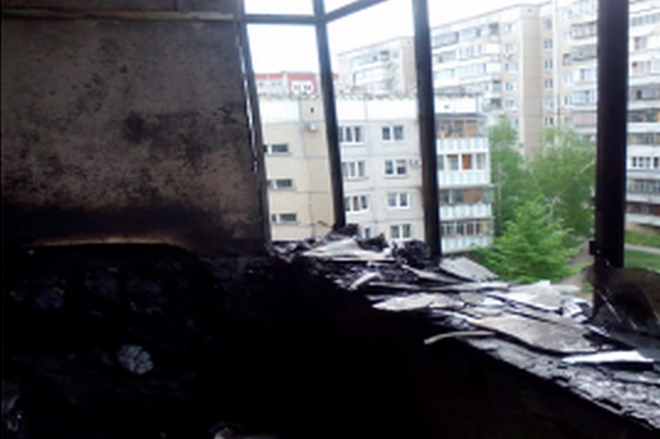 Из огня спасли женщину и детей