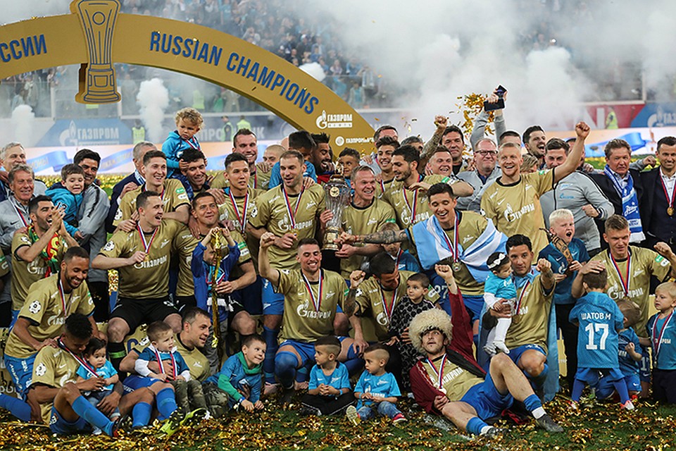 65-тысячный стадион праздновал чемпионство «Зенита»