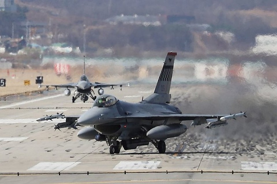Истребители F-16 ВВС США