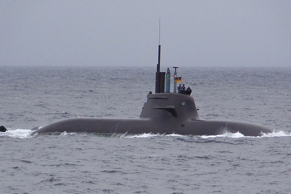 В гавани военно-морской базы Норвегии немецкая подлодка U36 задела морское дно.