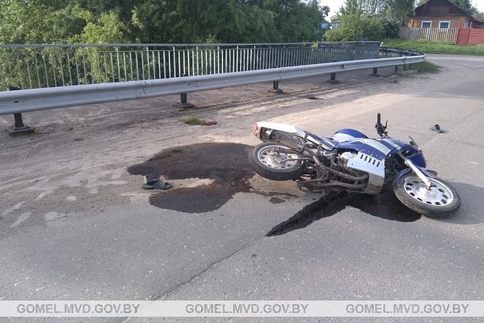 Ехал пьяным без прав и без шлема. Фото: УВД Гомельского облисполкома.