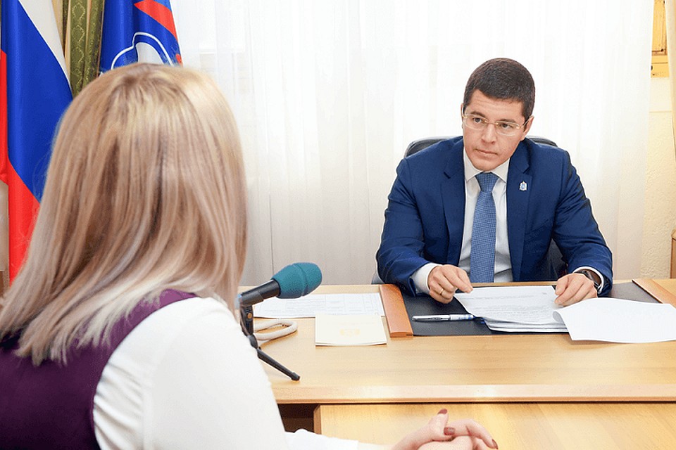 Глава Ямала пообещал помочь обратившимся к нему на личном приеме Фото: yanao.ru