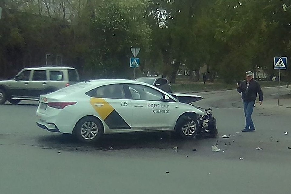 Аварии произошли в одном районе. Фото: читатель.