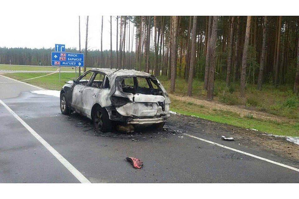 Бизнесмена убили выстрелом в голову, а машину подожгли. Фото: Следственный комитет