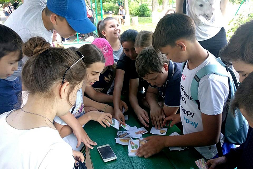 Квест явно заинтересовал детей.