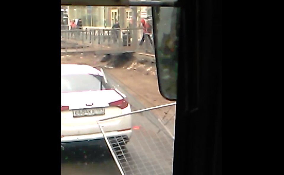 Фото: Скриншот с видео в ЧП ДТП Пермь
