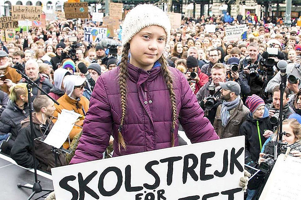 Шведская эко-активистка Грета Тунберг. Фото: с сайта aftonbladet.se