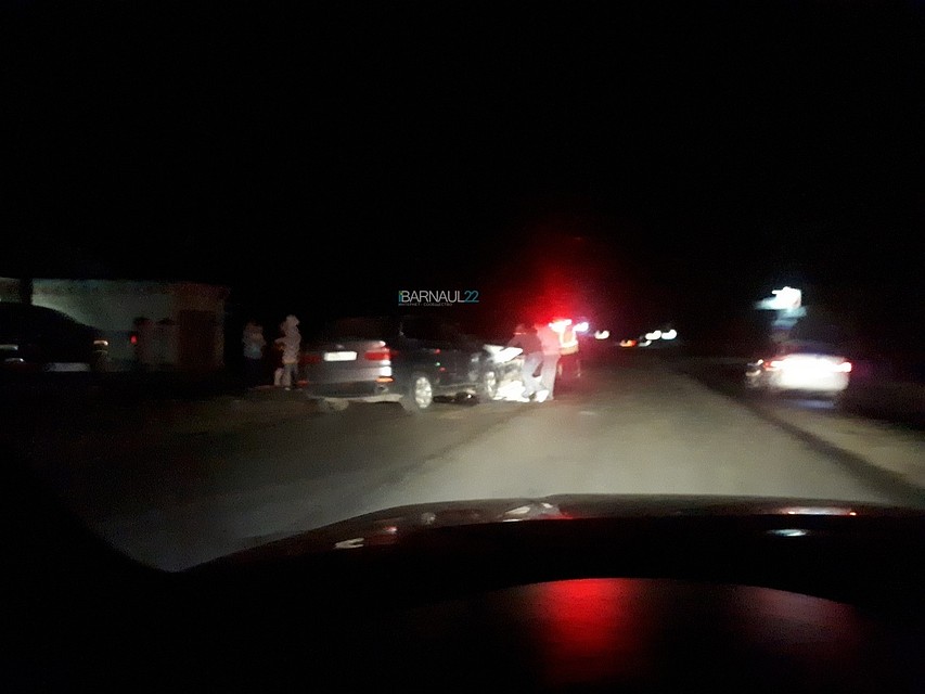Ночное ДТП с участием нескольких авто