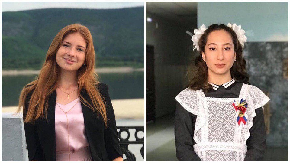 На фото слева направо: Мария Трухина, София Полынцева.