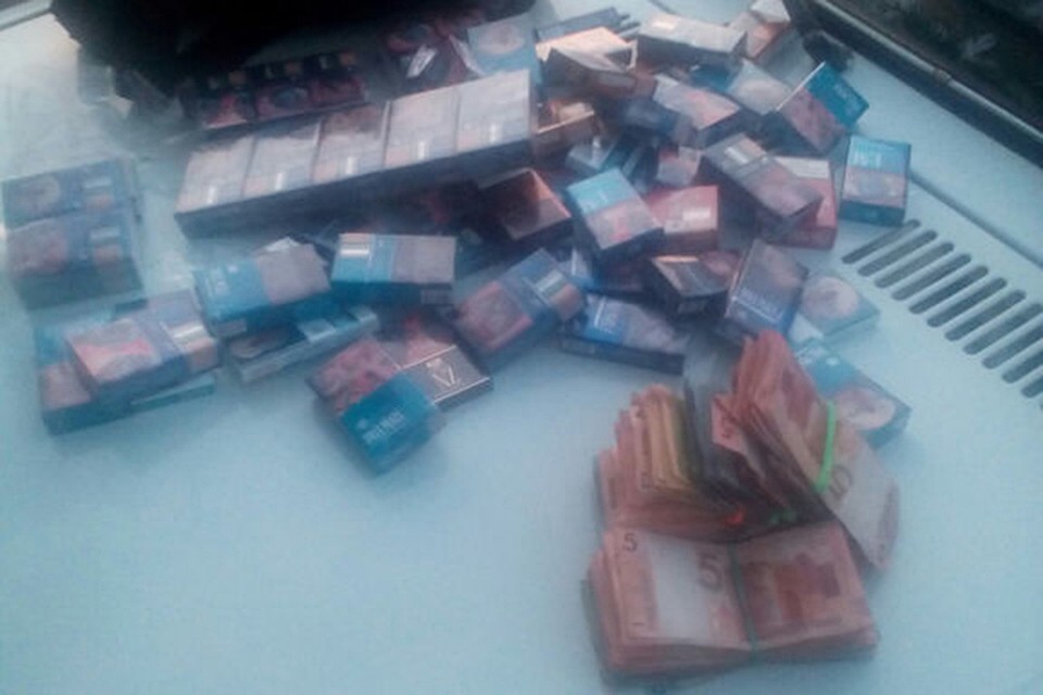 Парень взял из магазина деньги и сигареты и облил помещение уксусом. Служебная собака была рада. Фото: УВД Витебского облисполкома.