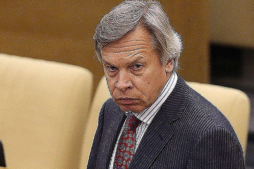 Председатель комиссии Совета Федерации по информационной политике Алексей Пушков. Фото: Артем Коротев/ТАСС
