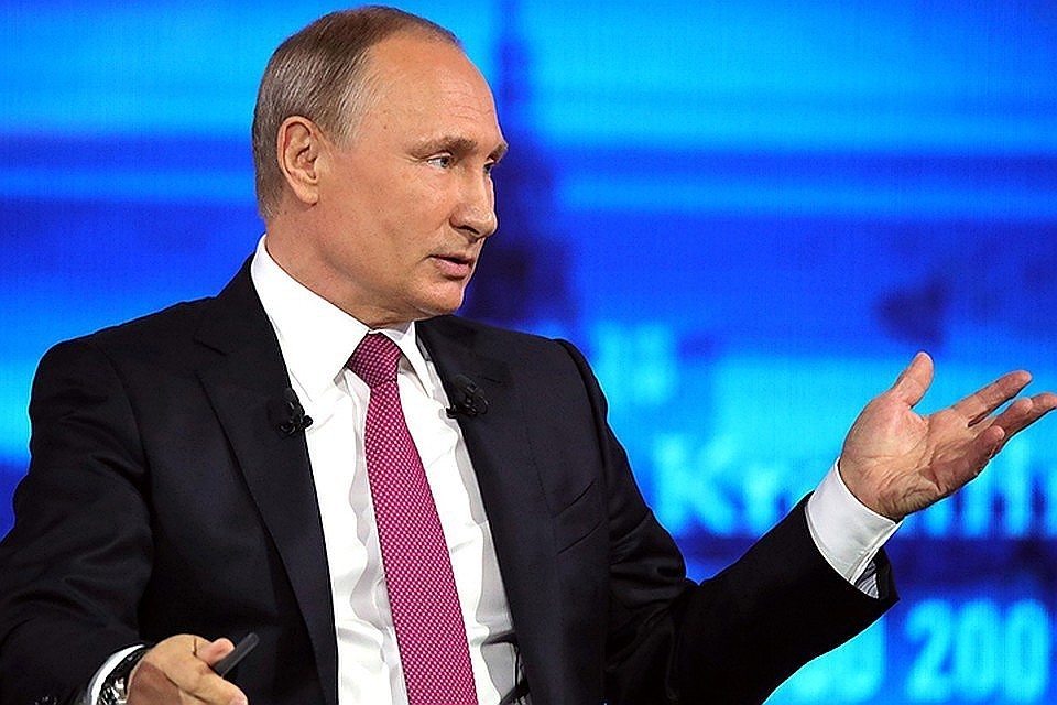 20 июня состоится «Прямая линия» президента России Владимира Путина