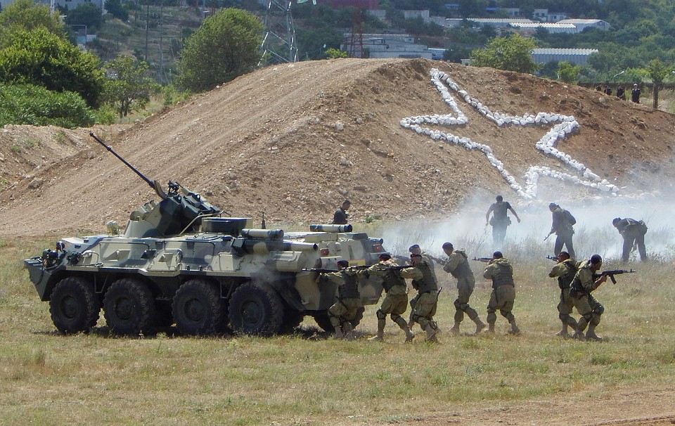 Зрители практически побывали на поле боя, наблюдая за военной операцией Вооруженных сил РФ