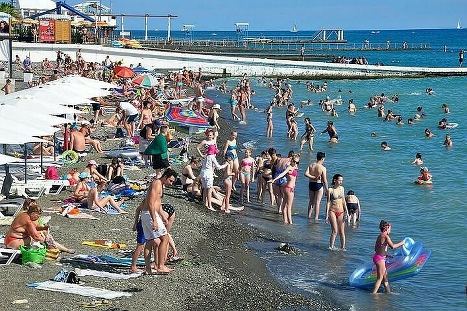 Самого высокого значения температура воды достигла в Сочи
