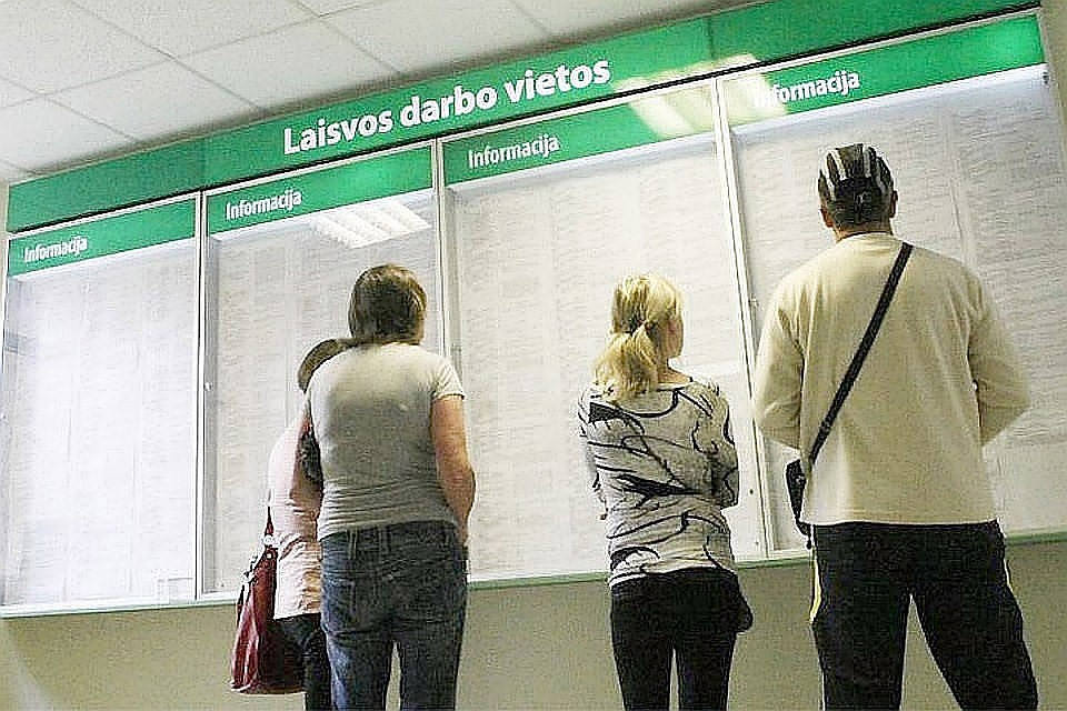 В Литве на 1 июля было зарегистрировано 138,5 тысяч безработных. Фото: с сайта diena.lt