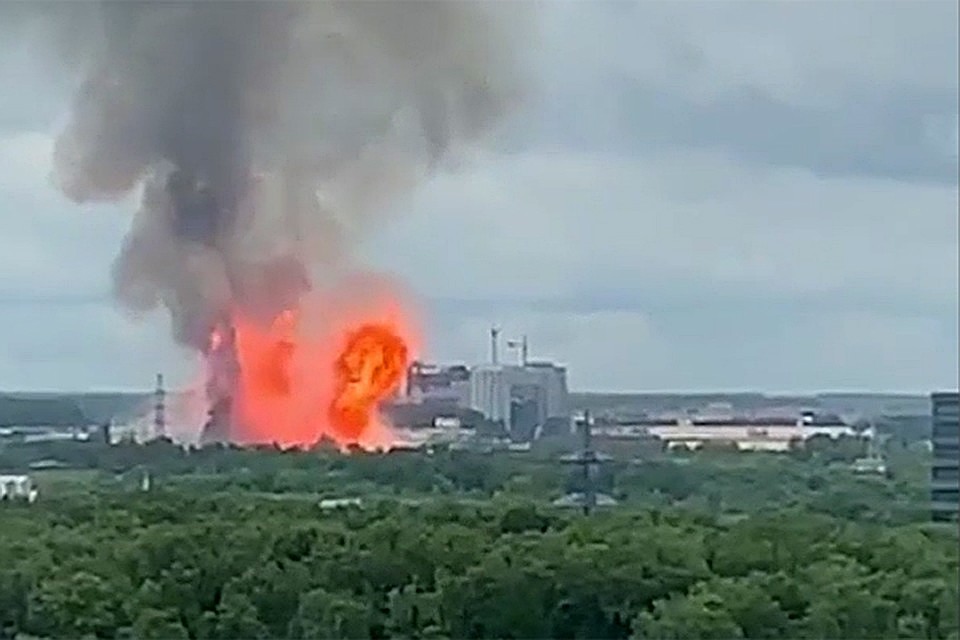 Пожар на ТЭЦ "Северная" в Мытищах произошел в пятницу, 11 июля.