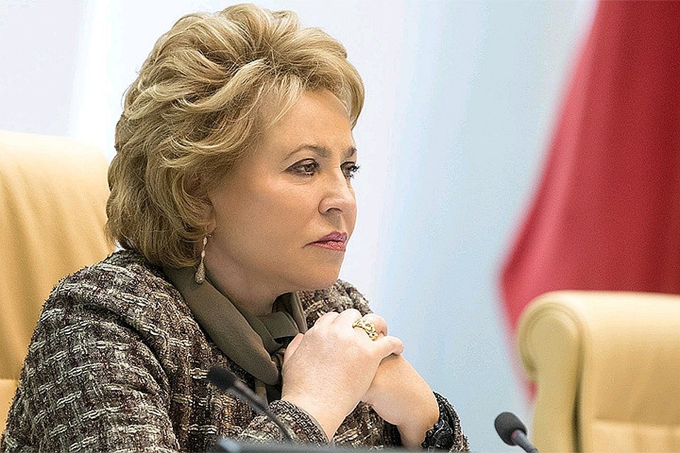 Спикер Совета Федерации Валентина Матвиенко. Фото: Фейсбук СФ