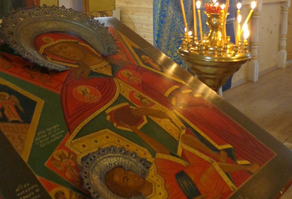 Икону похитили из храма в ночь на 18 июля. Фото предоставлено иереем Александром Авдеевым.