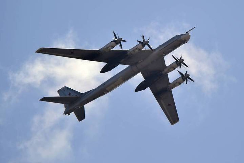 Российский стратегический бомбардировщик Ту-95. Фото: Юрий Смитюк/ТАСС