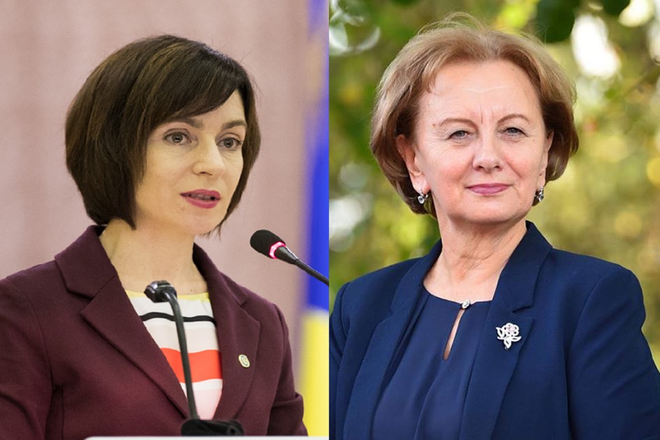 Майя Санду и Зинаида Гречаная.