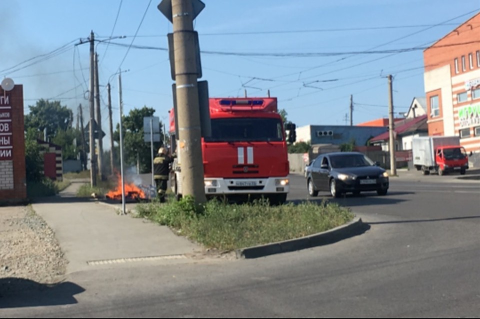 Пожарные на вызове