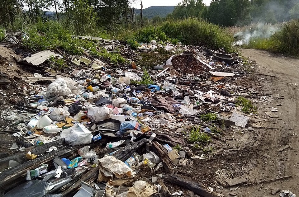Свалка периодически горит по несколько суток подряд. Фото: Лев ИСТОМИН