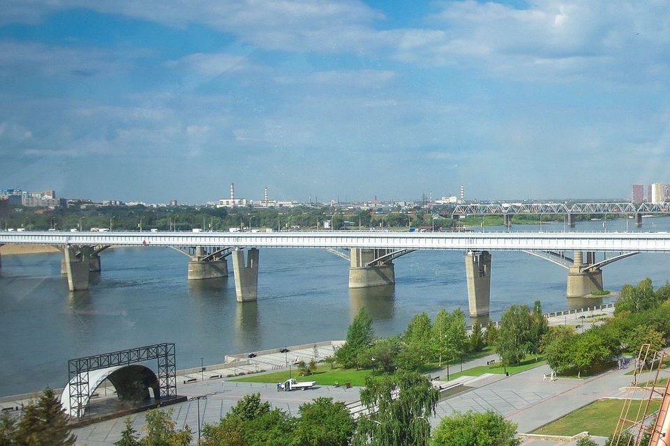 Набережная Новосибирска.