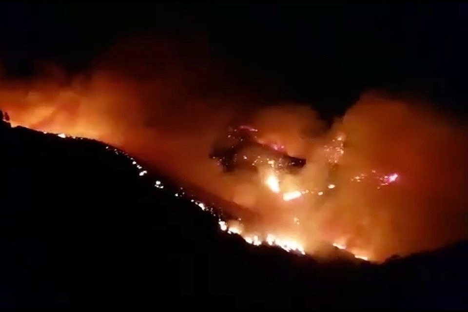 Из-за пожаров на Канарах эвакуированы почти восемь тысяч жителей