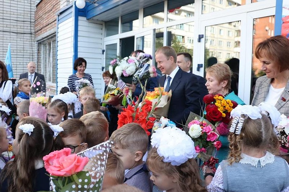 Виктор Томенко в Бийском лицее-интернате.