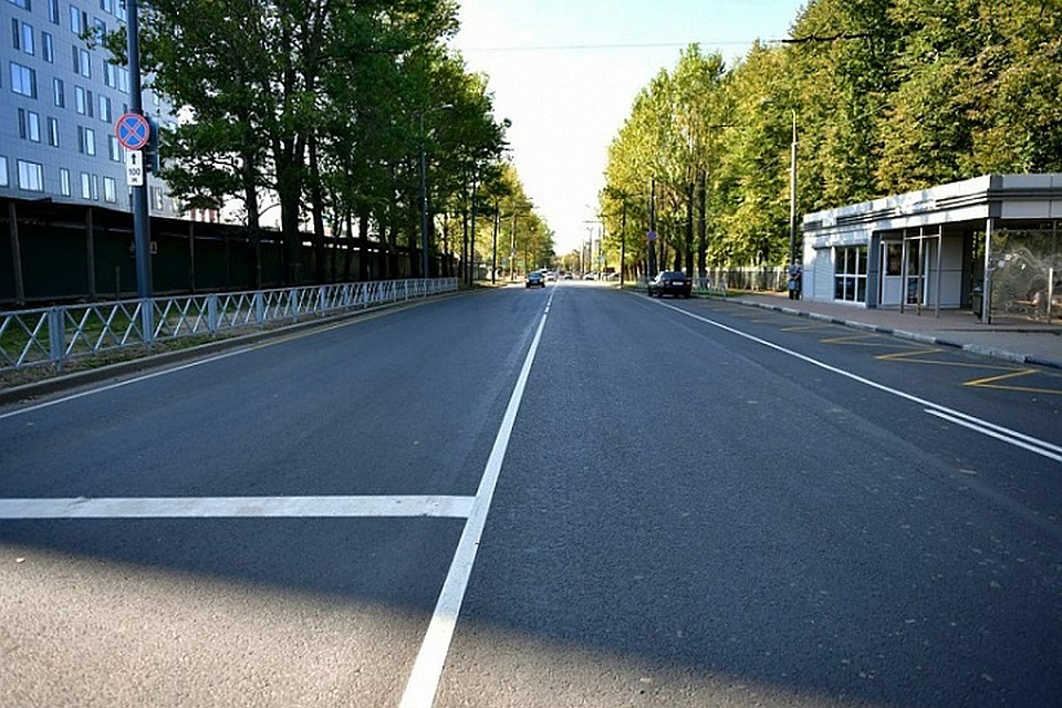 За время ремонта на улице заменили два километра 170 метров дорожного полотна.