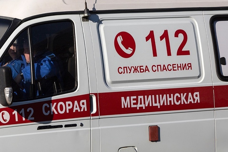 Пострадавшего на скорой отвезли в больницу