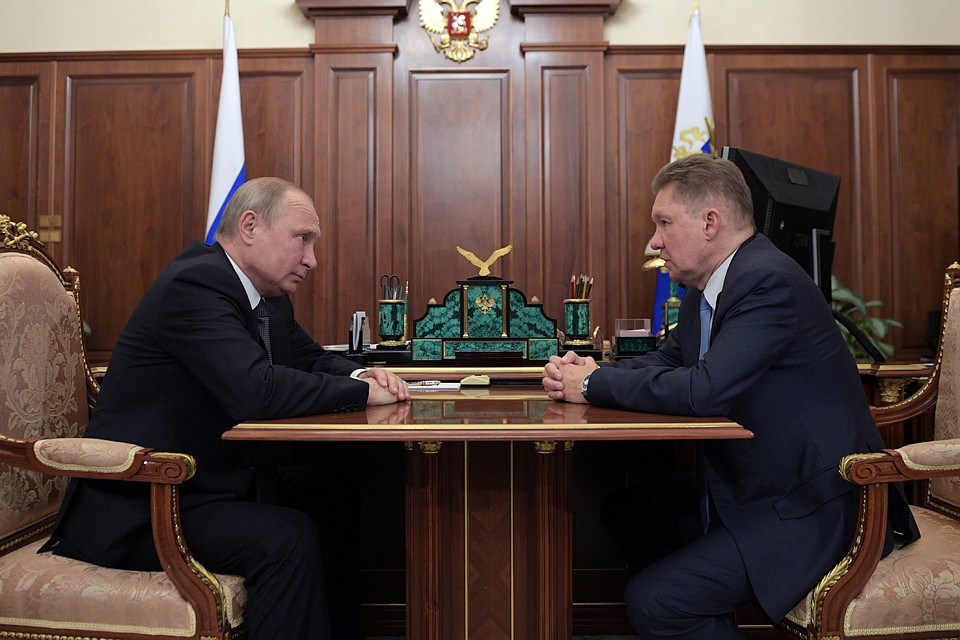 Миллер рассказал, что очень высокими темпами закачку ведут не только европейские, но и украинские партнеры