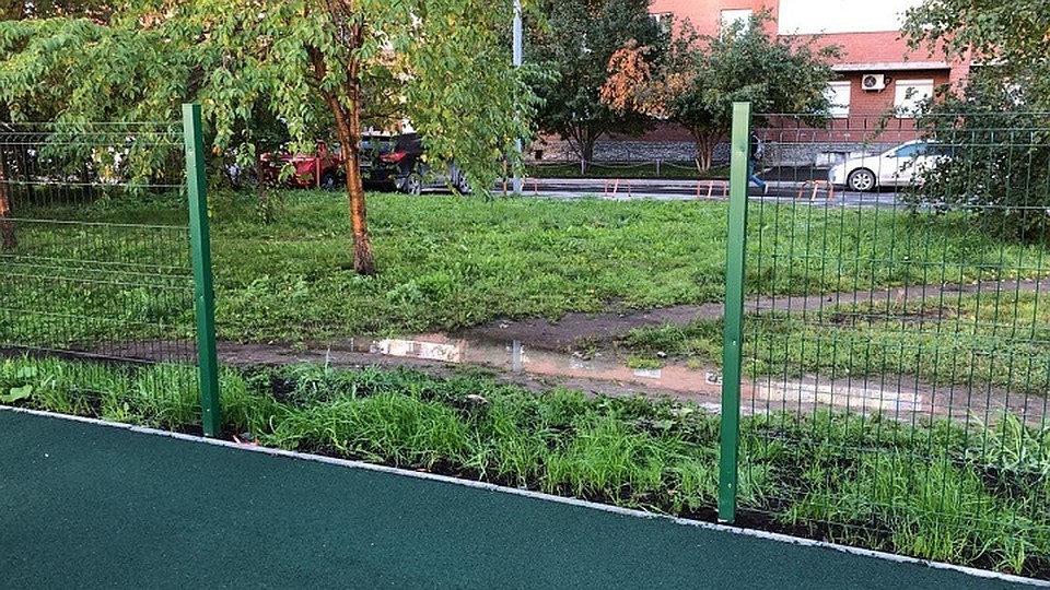 На площадке установят видеокамеры, чтобы следить за забором. Фото: предоставлено "УЖК "УРАЛ-СТ"