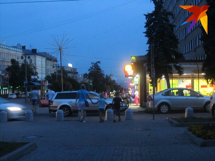 Авария произошла вечером