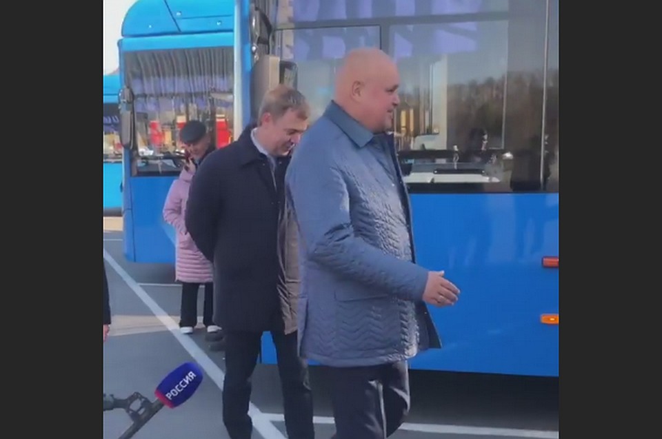 Десять новых автобусов Volgabus вышли на линию в Кемерове. ФОТО: Instagram Сергея Цивилева.