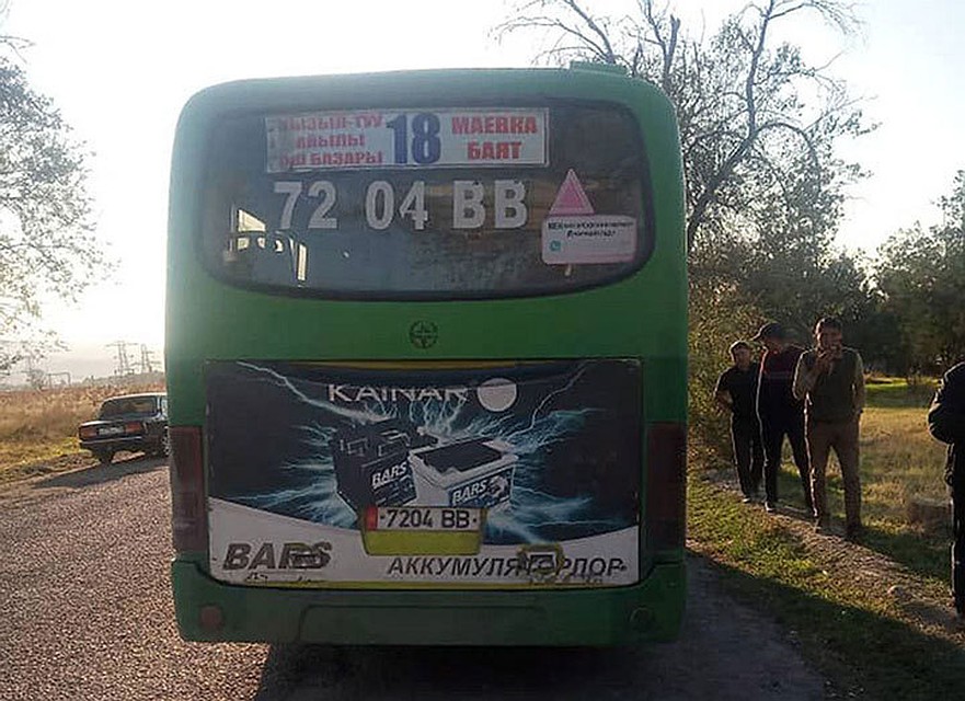 Автобус поставили на штрафстоянку.