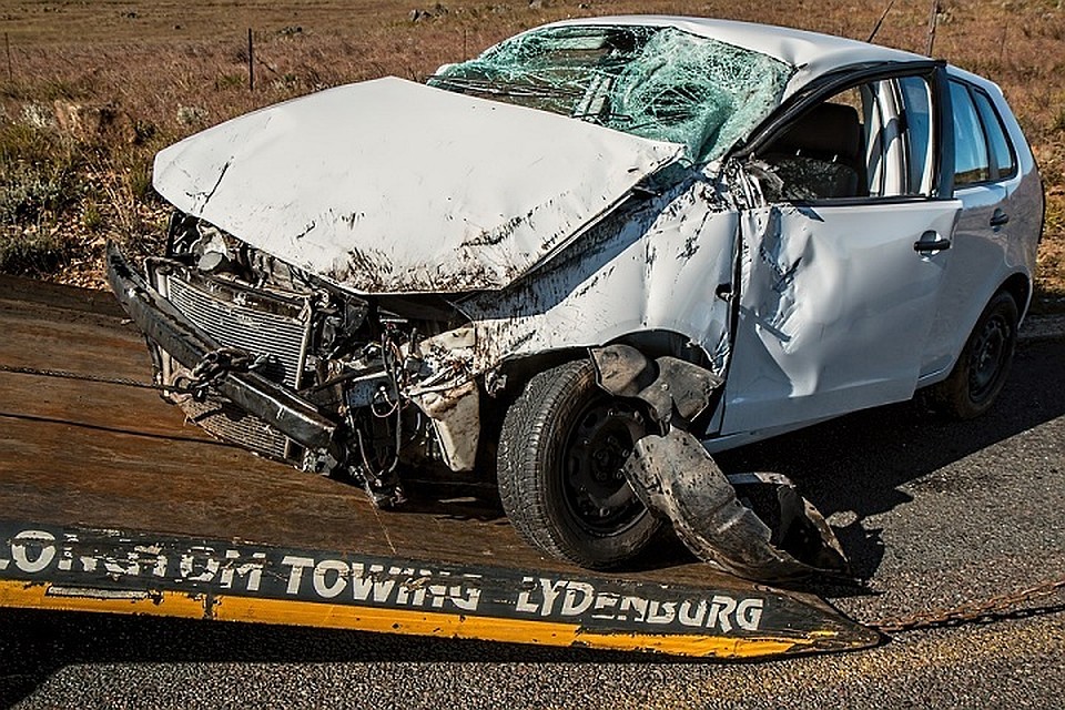 На Карагандинской трассе столкнулись Toyota Camry и грузовой автомобиль Shansi Man