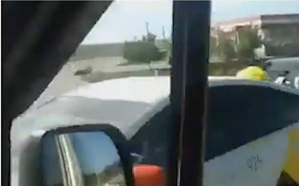 Пассажиры маршртуки были напуганы.