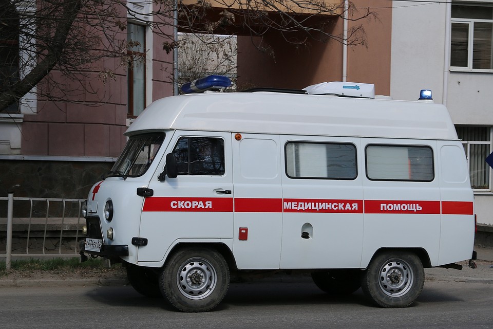 Малышку доставили в больницу