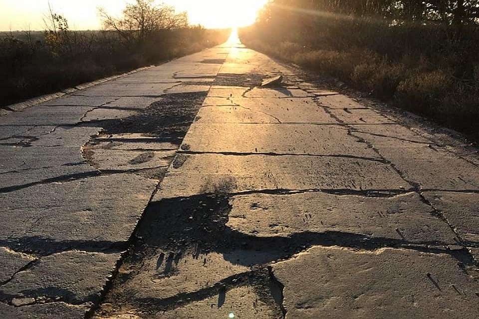 Вот как выглядит трасса Кишинев - Полтава (Фото: соцсети).