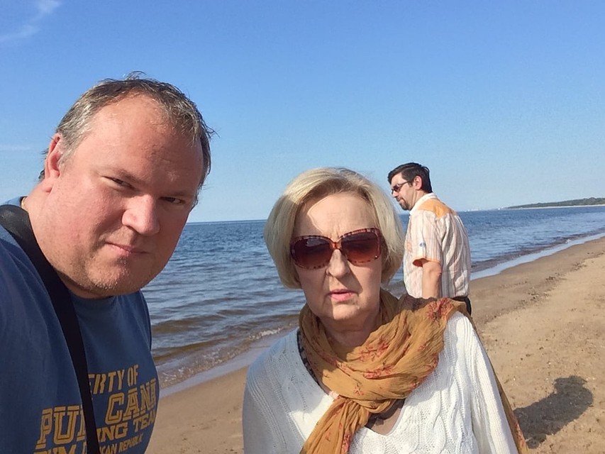 Кирилл Иванов с тещей