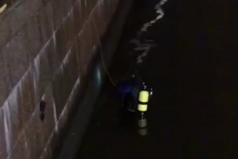 Водолазы несколько часов прочесывали дно реки. Фото: скриншот видео.