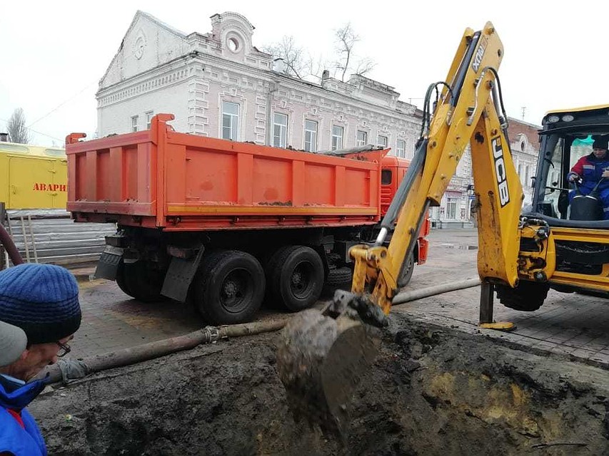 К ремонту коллектора приступили 10 ноября
