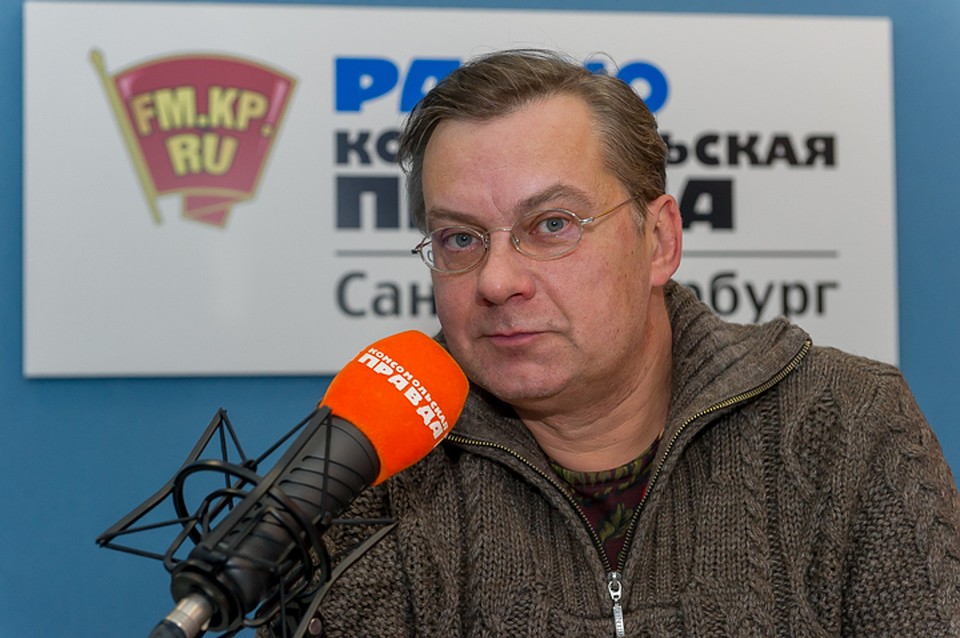 Геннадий Смирнов в студии радио «Комсомольская Правда в Петербурге»