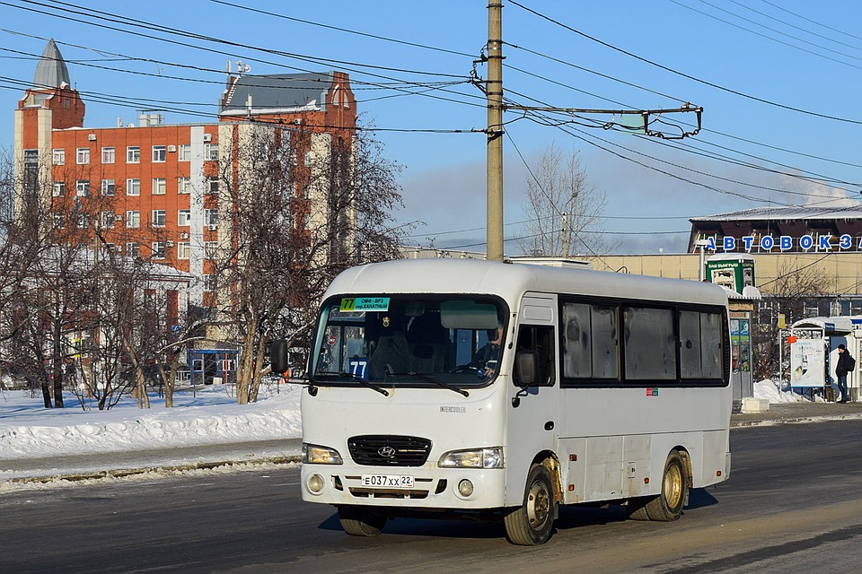 Маршрут №77. Фото: Новоалтаец в fotobus.msk.ru